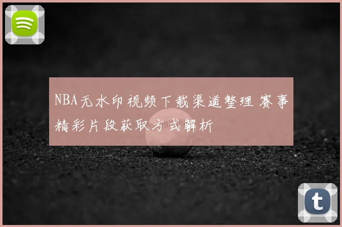 NBA无水印视频下载渠道整理 赛事精彩片段获取方式解析
